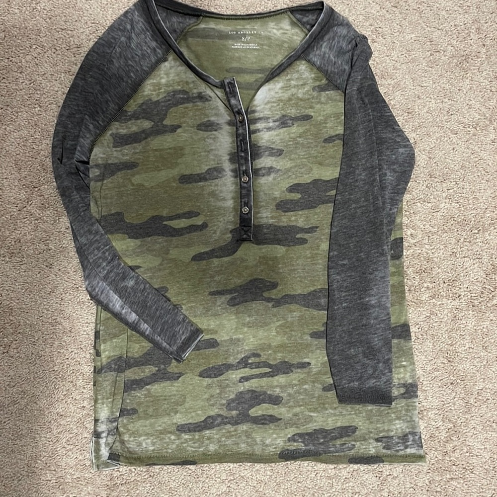 Lucky brand camo top